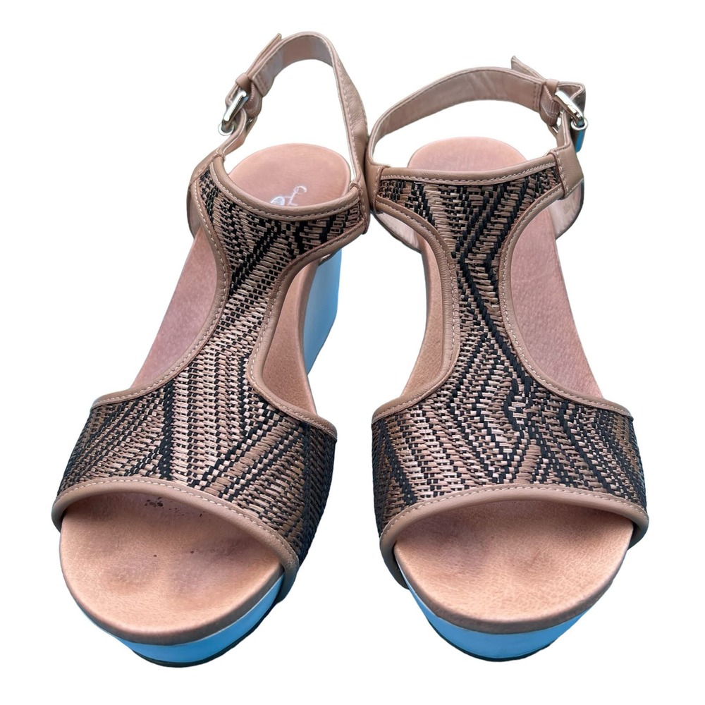 Dr. Scholl’s “Wiley” Women’s Tan & White Platform Sandals 9M - Picture 11 of 11